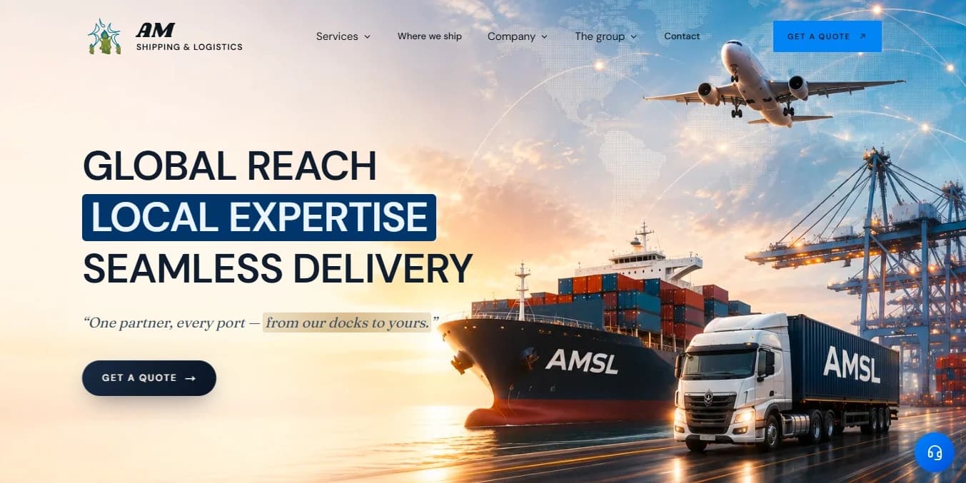 AM Shipping & Logistics project preview